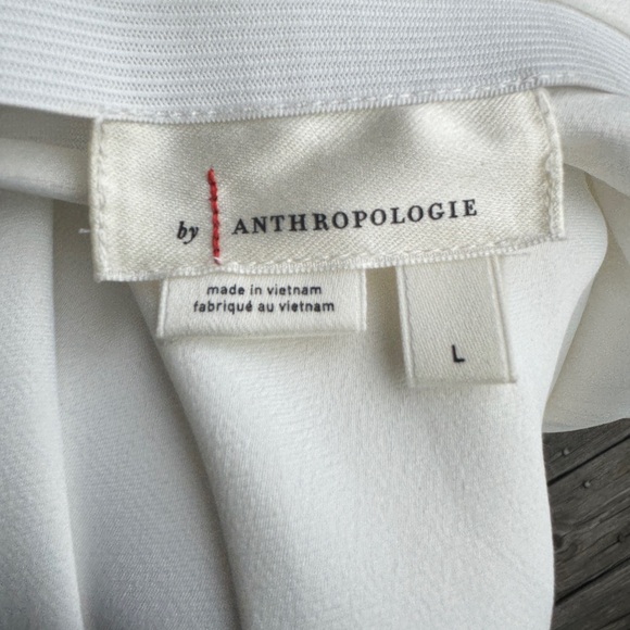 NWT Women’s Anthropologie Tilda Slip Skirt Ivory Cream Large - Picture 6 of 10